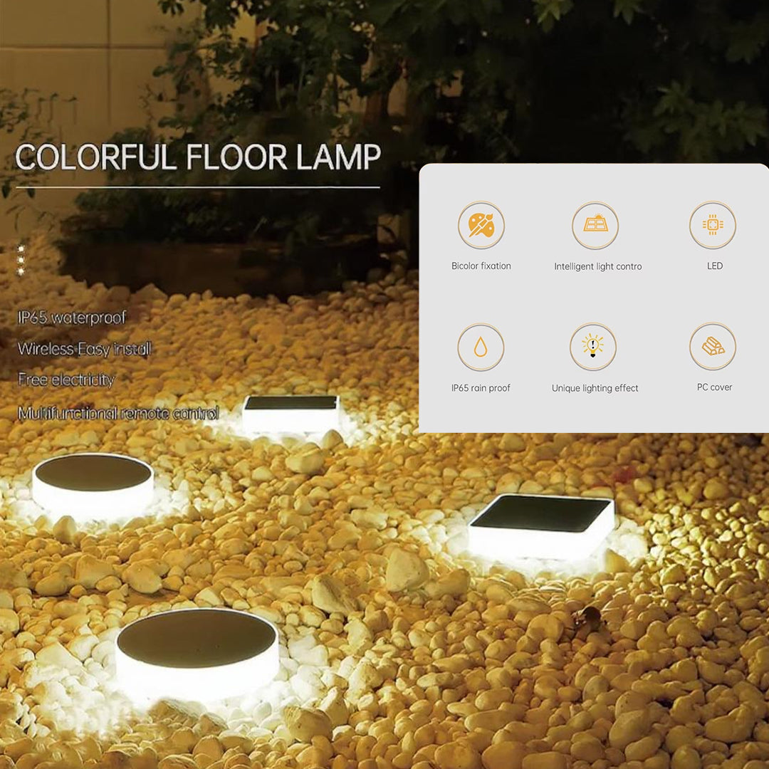 SCUBE Solar Deck Light – Square | Elegant Outdoor Illumination