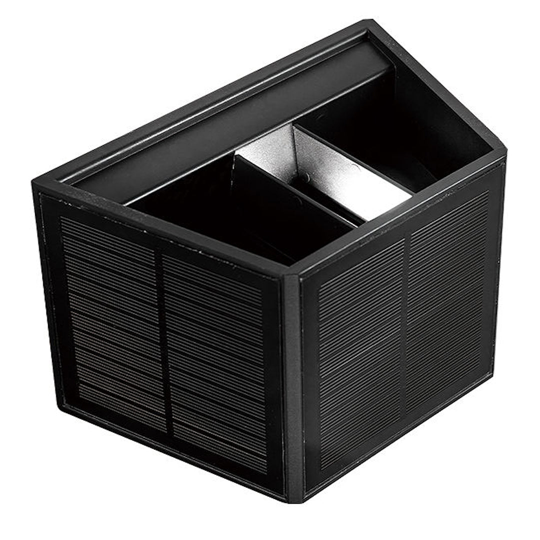 SCUBE Solar Outdoor Wall Light – Trapezium Design | Stylish Garden & Yard Illumination