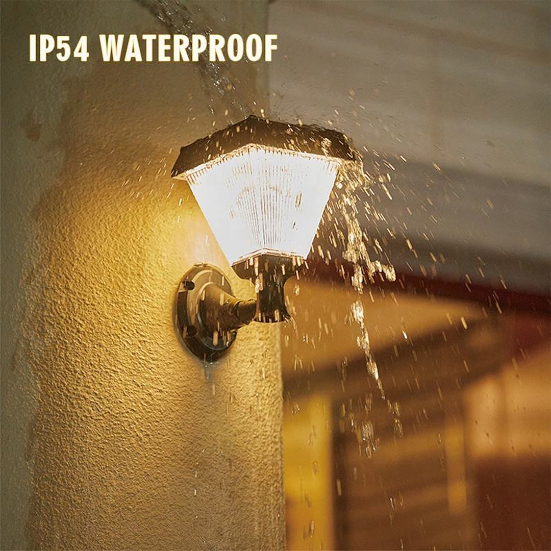 SCUBE Solar Clamp Light – Waterproof Outdoor Wall Mount Lighting