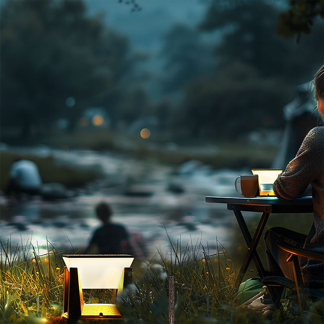 SCUBE Solar Powered Garden Pillar Light – Elegant Outdoor Column Lighting