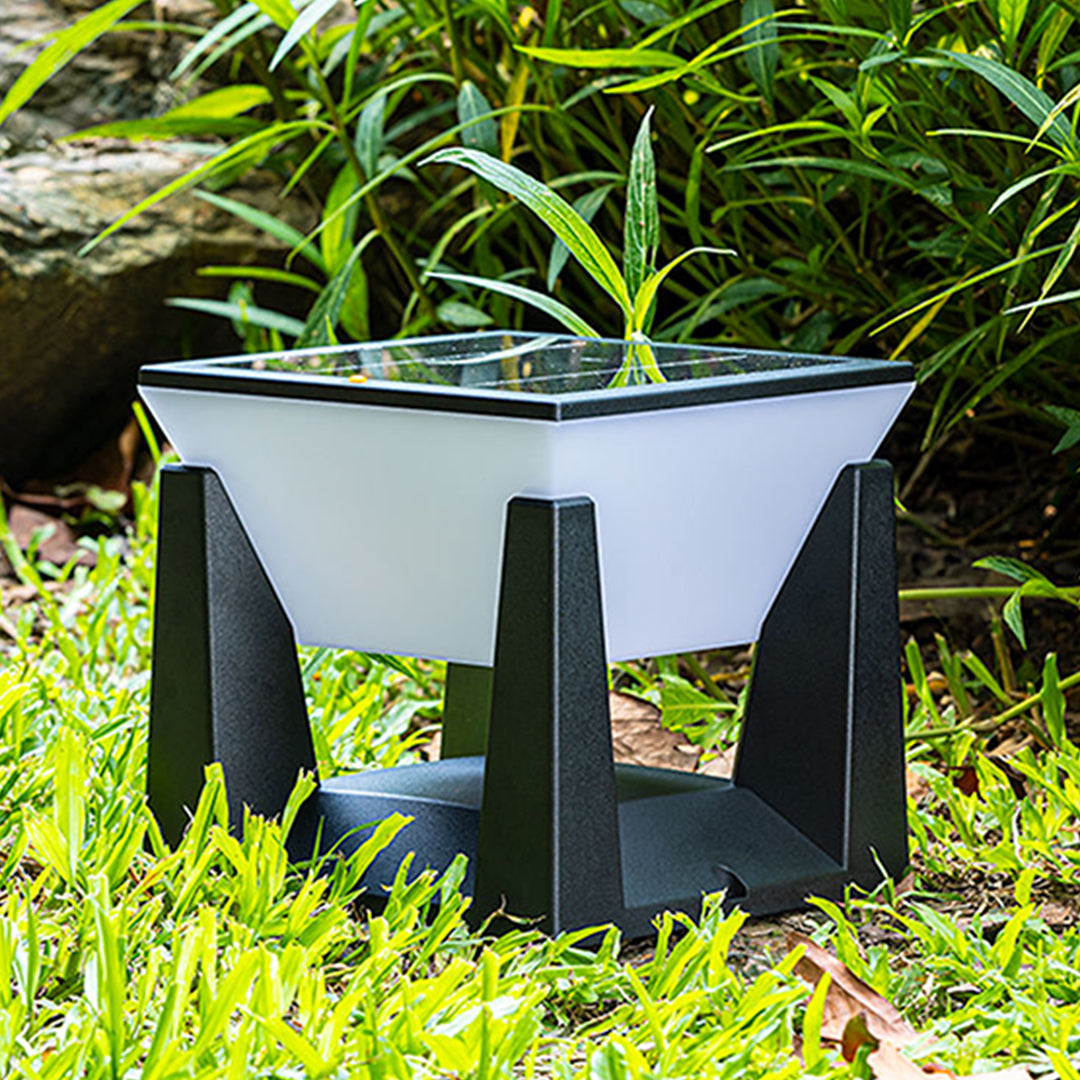 SCUBE Solar Powered Garden Pillar Light – Elegant Outdoor Column Lighting