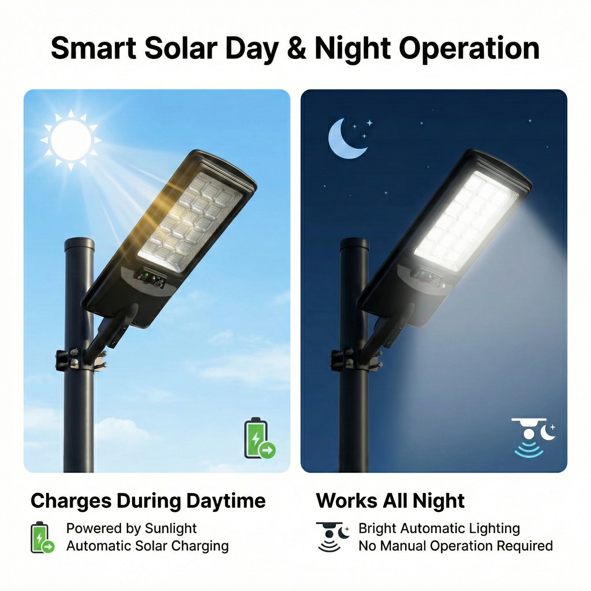 SCUBE Ruby 150W Solar Street Light with Remote | PIR Motion Sensor | IP65 Waterproof Outdoor Lighting for Farms, Factories & Rural Roads