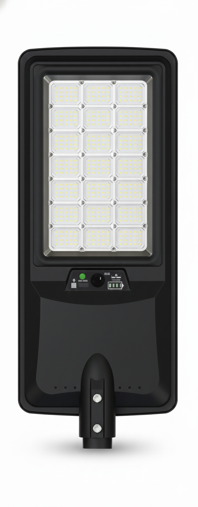 SCUBE Ruby Solar LED Street Light 200 Watt LED 6500K, 20000mAh LFP Battery, 14Hr Runtime, with Motion Sensor & Remote Control, IP65 Solar Street Light Outdoor Waterproof for Home Pathway,with Pole