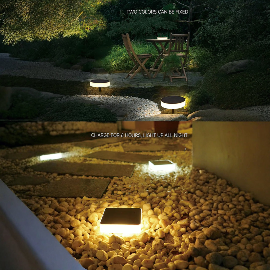 SCUBE Solar Deck Light – Square | Elegant Outdoor Illumination