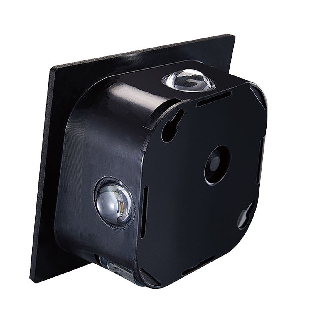 Solar Outdoor LED Square Wall Light – Modern Up & Down Lighting