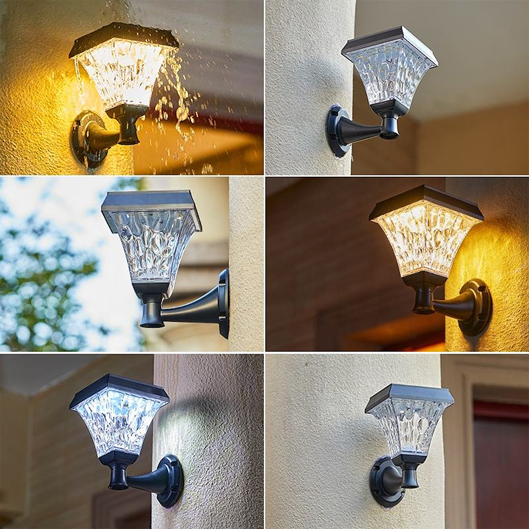 SCUBE Solar Clamp Light – Waterproof Outdoor Wall Mount Lighting