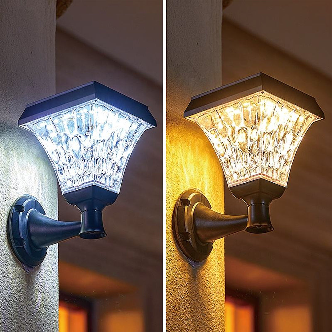 SCUBE Solar Clamp Light – Waterproof Outdoor Wall Mount Lighting