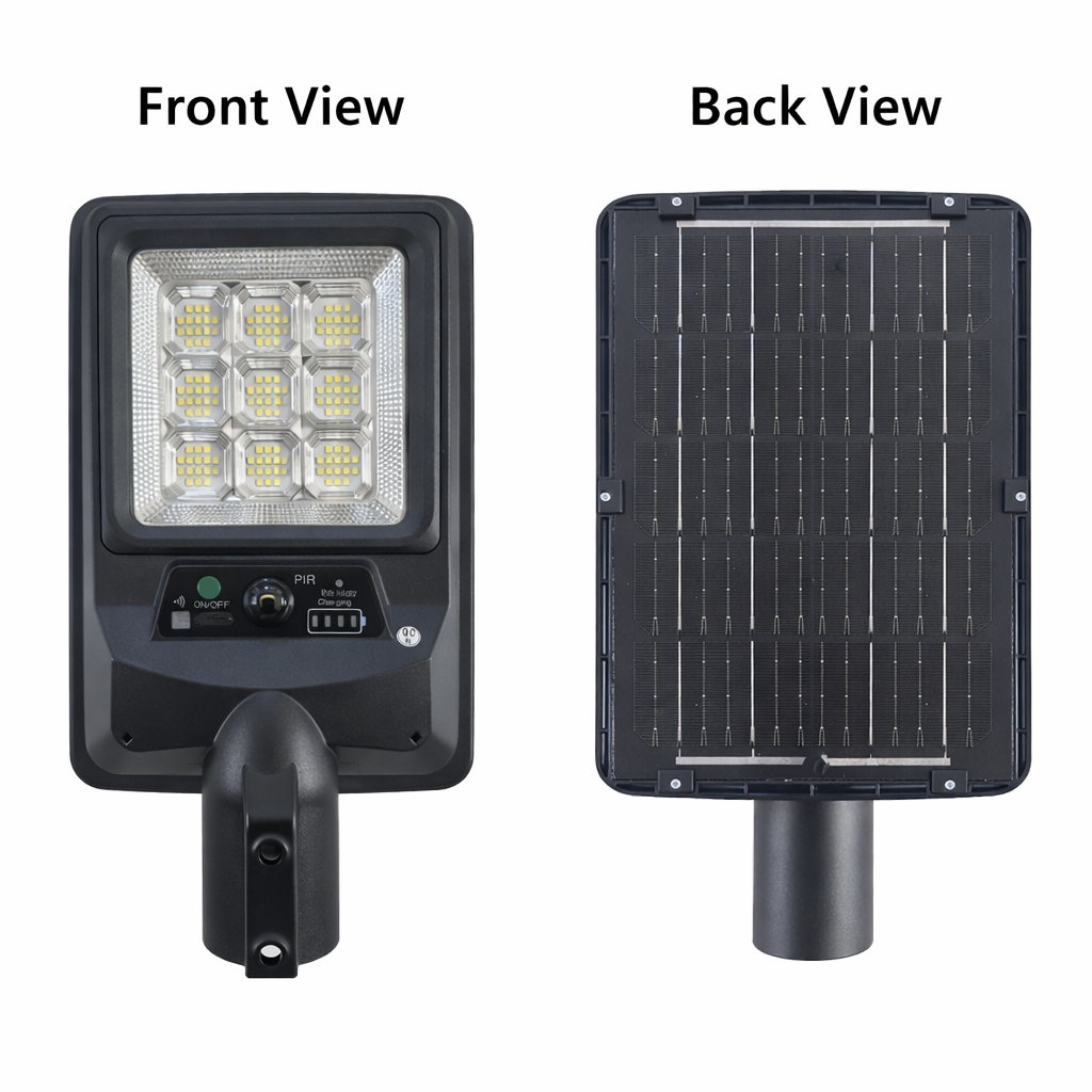 SCUBE Ruby Solar LED Street Light 60 watt LED with Remote & PIR, 6000mAh LFP Battery, IP65 Solar Street Light Outdoor Waterproof for Home Pathway, with Pole