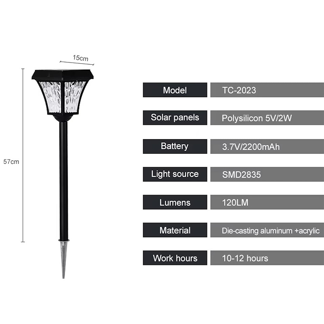SCUBE Solar LED Lawn Light – Elegant Outdoor Garden Pathway Lighting
